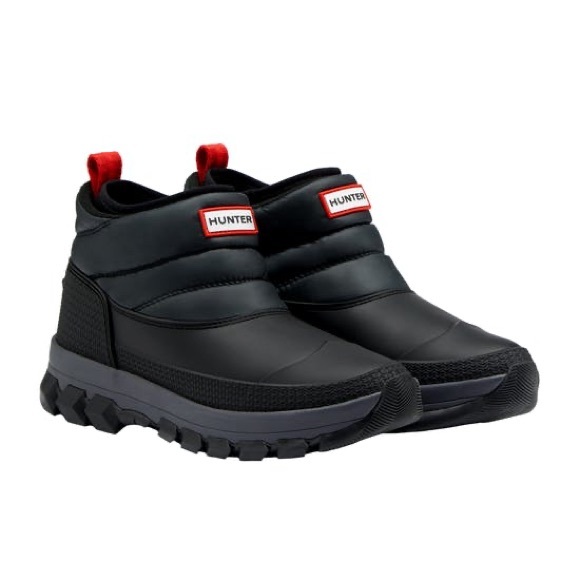 Hunter Original Insulated Snow Ankle Ladies Wellingtons - Black size 8 - Picture 1 of 6